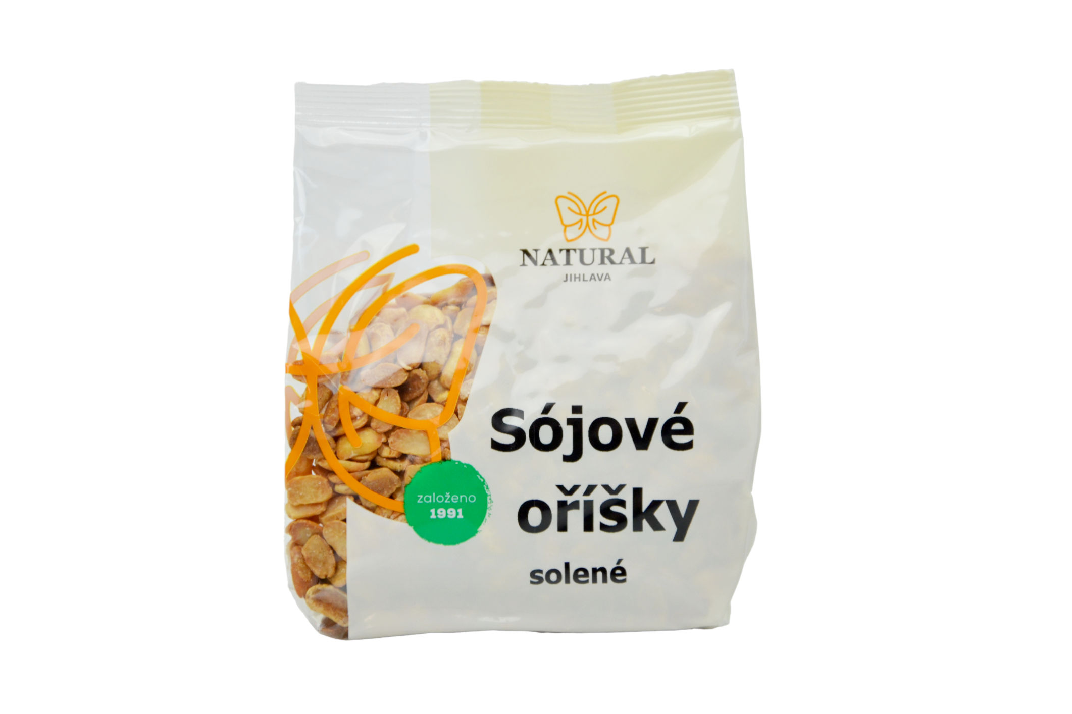 Levně Natural Jihlava Oříšky sójové pražené solené - Natural 150g 40 ks