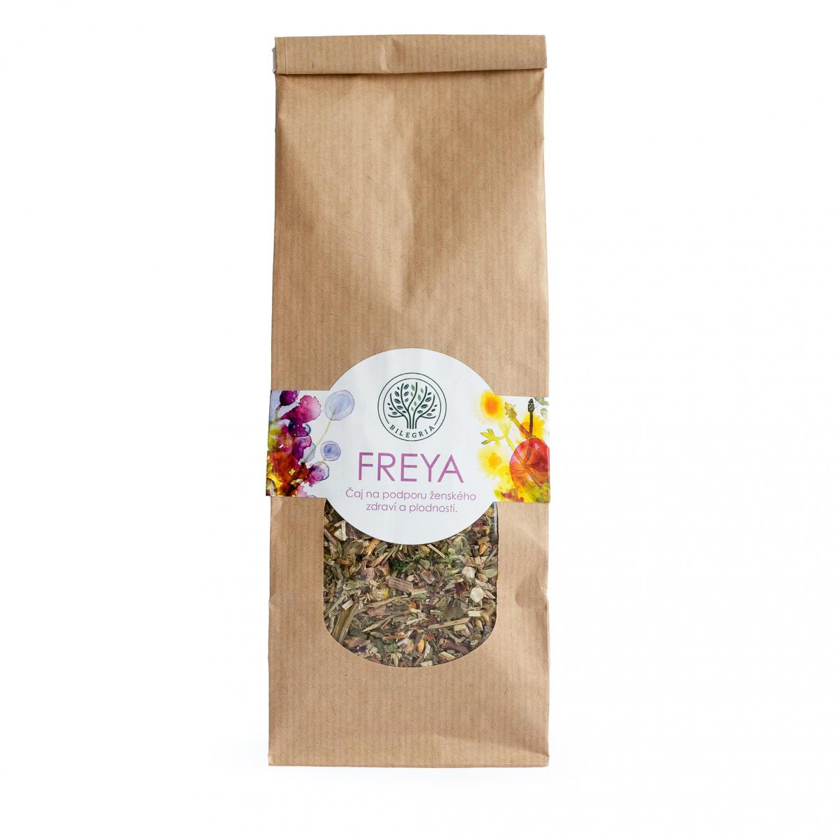 Levně Bilegria FREYA - bylinná čajová směs na podporu ženského zdraví a plodnosti, 100 g 100 g