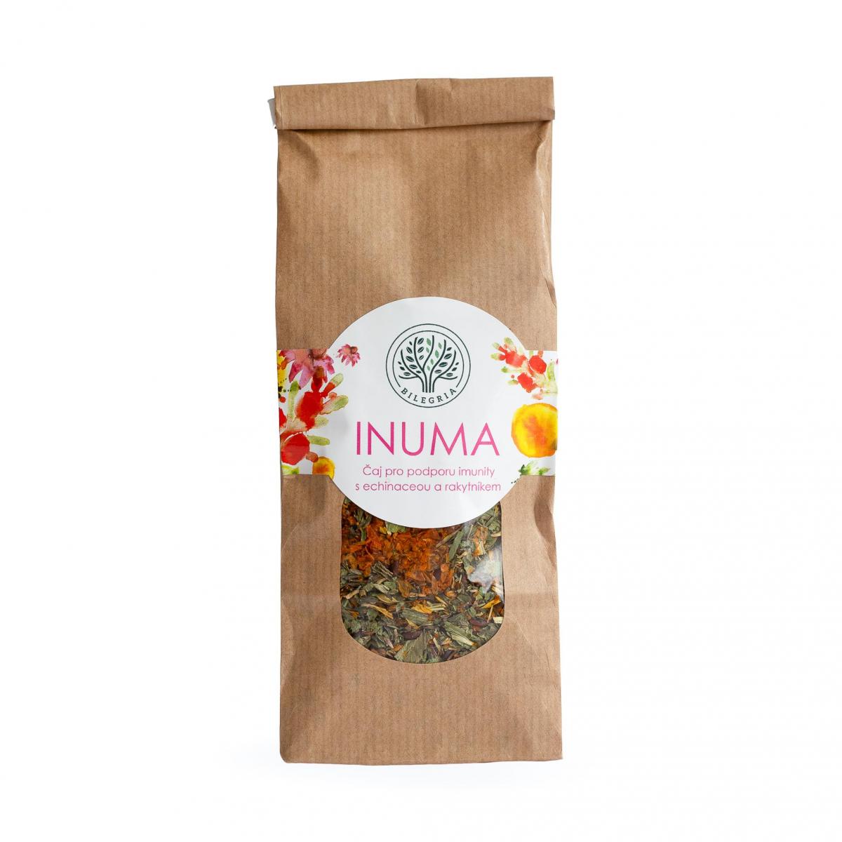 Levně Bilegria INUMA - sypaná bylinná čajová směs pro podporu imunitního systému a obranyschopnosti organismu, 50 g 50 g