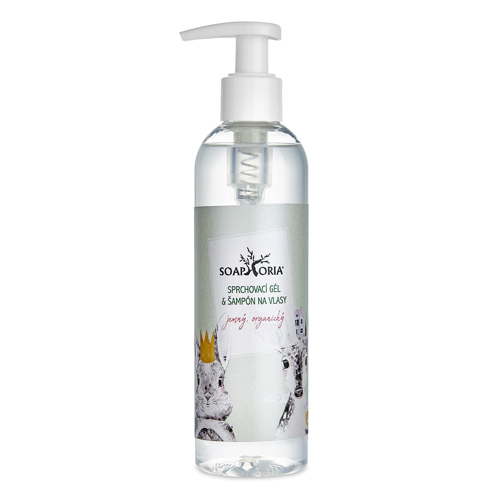 Organický sprchový gel & šampon na vlasy