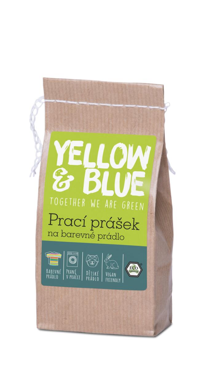 Levně Yellow & Blue Prací prášek na barevné prádlo (pap. Sáček 250 g) 250 g