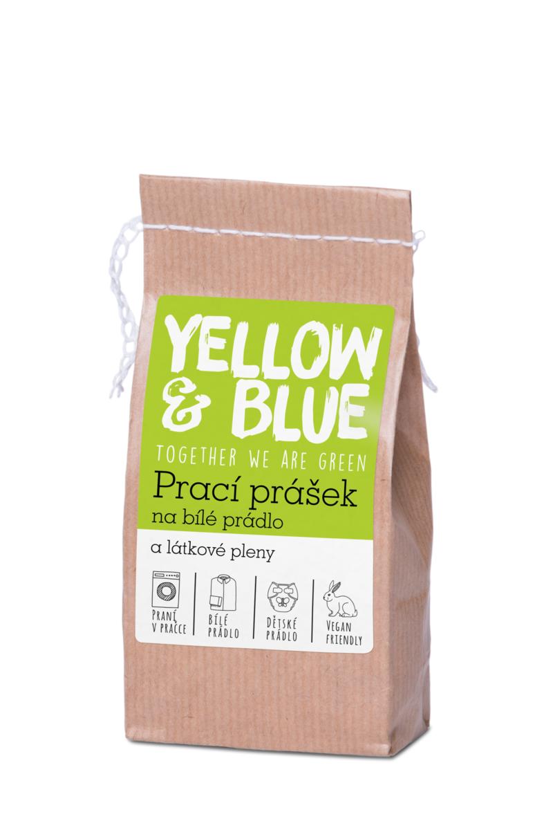 Levně Yellow & Blue Prací prášek na bílé prádlo a pleny (pap. Sáček 250 g) 250 g