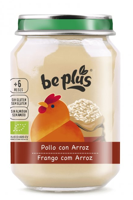 Levně BePlus BIO Přesnídávka kuře s rýží 0.335 kg