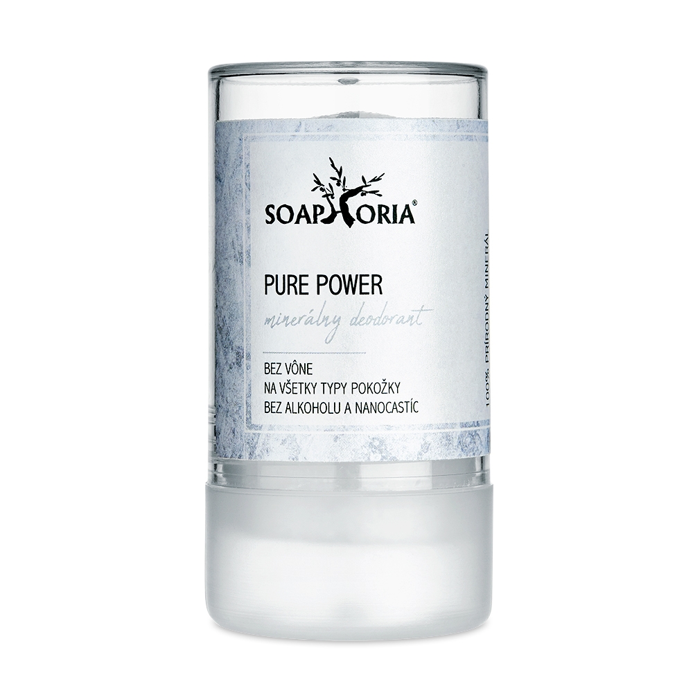 Levně SOAPHORIA Pure Power - organický minerální deodorant 125 g
