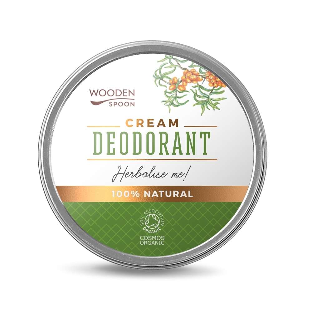 Levně WoodenSpoon Přírodní krémový deodorant Herbalise me! 60 ml