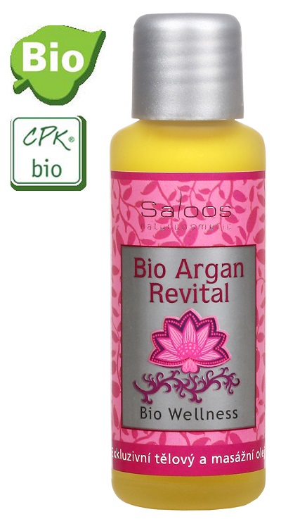 Levně Saloos Wellnes Argan Revital - Tělový a masážní olej 500 500 ml