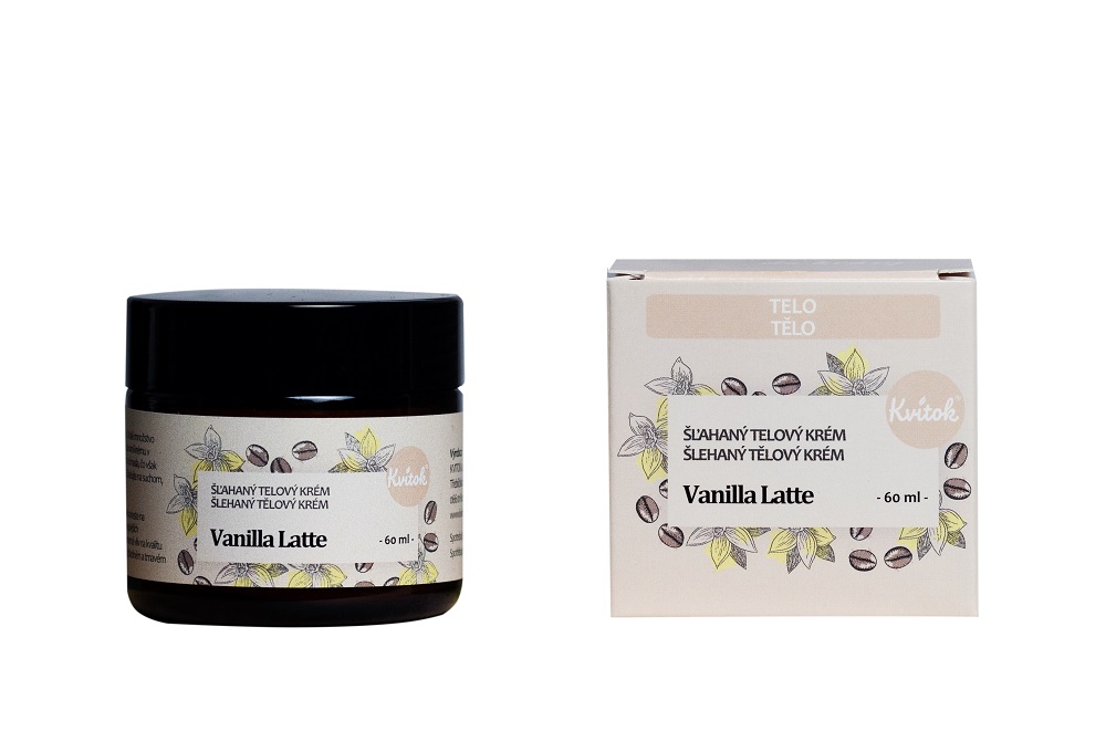 Levně Kvitok Šlehaný Tělový Krém - Vanilla Latte 60 ml 60 ml