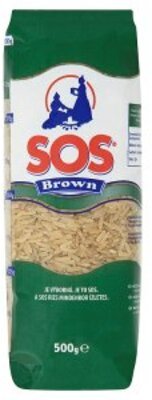 Levně Transtrade Rýže hnědá dlouhozrnná SOS 500g