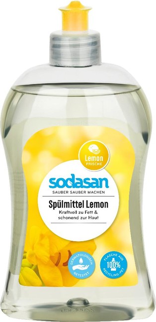 SODASAN Tekutý prostředek na nádobí Citron 500ml 500 ml