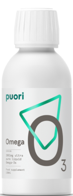 Levně Puori O3L - Vysoce koncentrovaný tekutý rybí olej - 150ml 150 ml