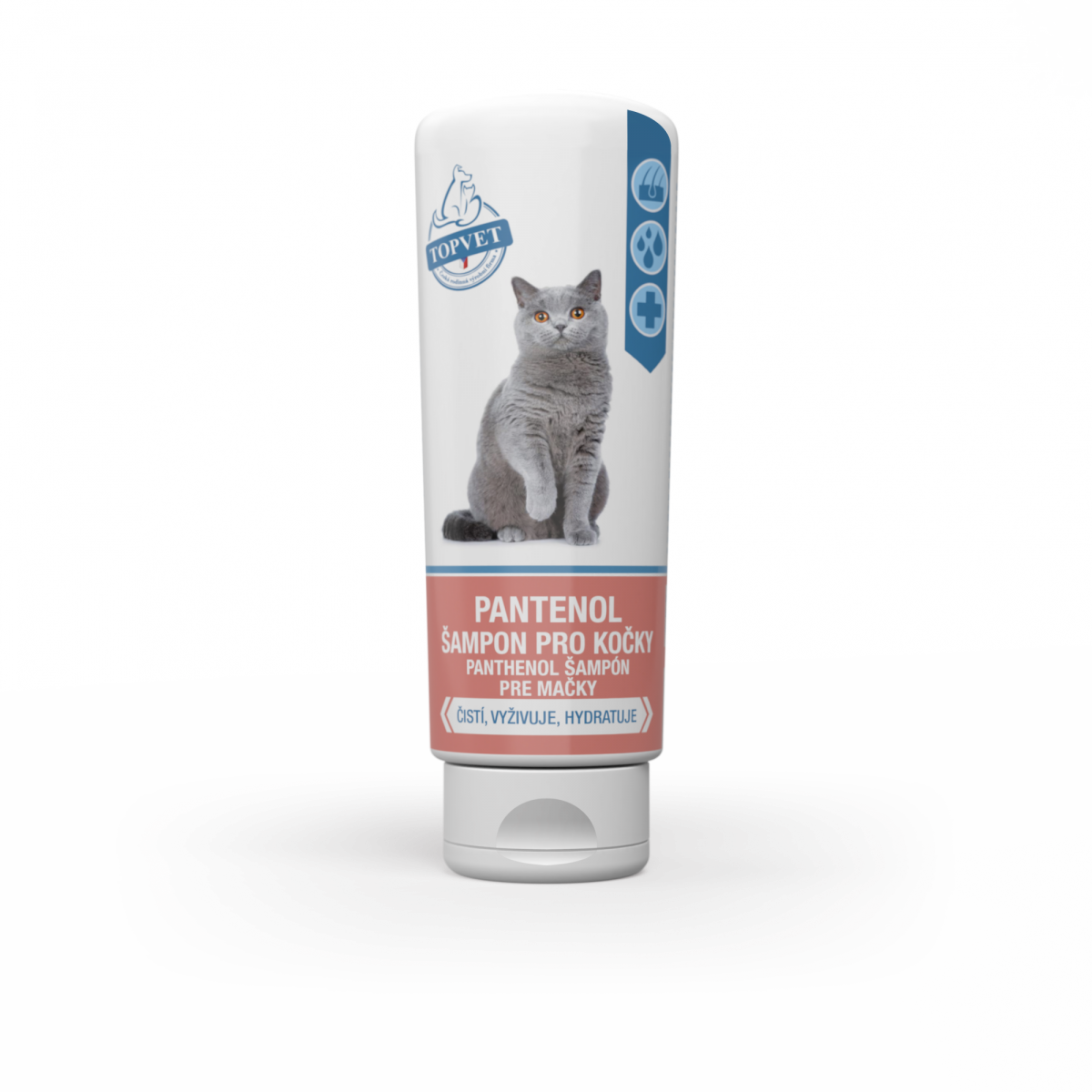 TOPVET Pantenol šampon pro kočky 100ml 100 ml